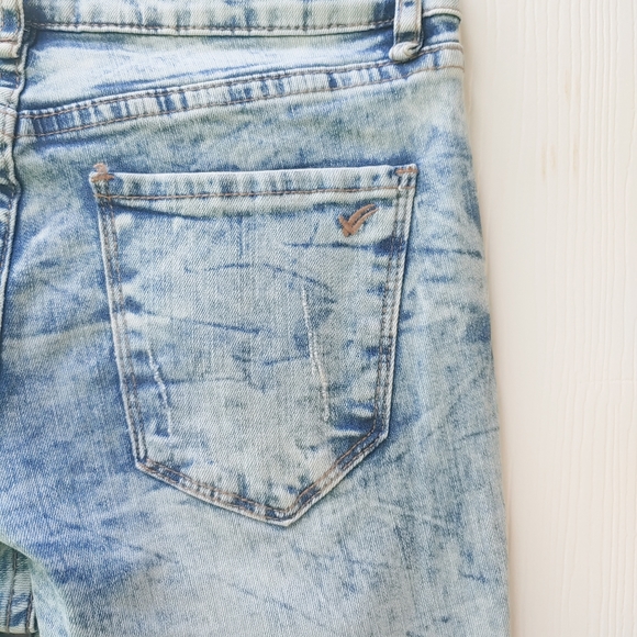 William Rast Acid Wash Ankle Skinny Frayed Hem Jeans Sz 28 - Picture 5 of 7